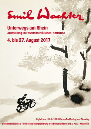 Emil Wachter, Ausstellung Fasanenschlösschen 2017