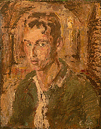 Emil Wachter, Selbstportrait als 22-j&auml;hriger Soldat
